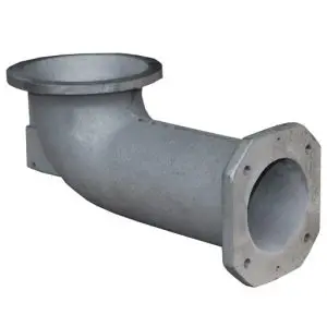 Kolano żeliwne do podajnika - 50 kW - DUO i TRIO